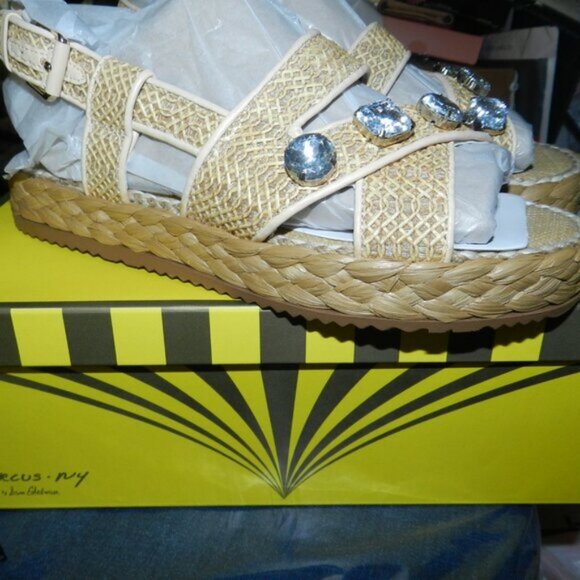 Sam Edelman Circus NY Wrigley Woven Espadrilles 9.5 Sandals BNIB 🆕📦⌚🏃🏻💨⚡🚚 - Picture 2 of 16